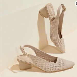 Vivaia Leah Pro Pointed Toe Slingback Heels 🆕